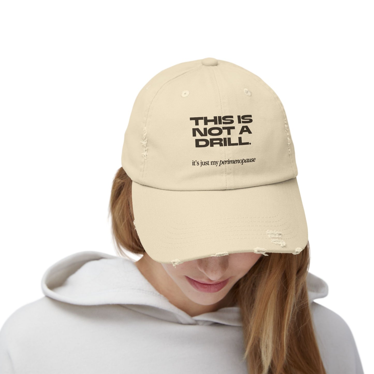 This is not a drill - Distressed Cap