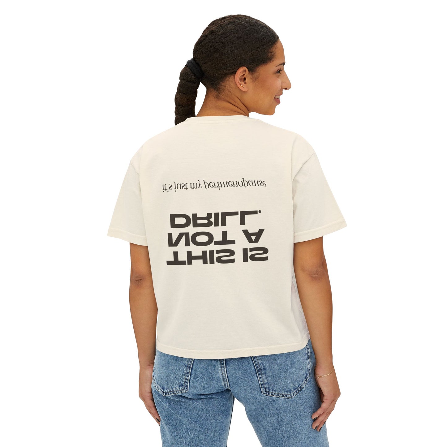 Boxy Tee - Perimenopausal Irreverent Humour T-Shirt for Women