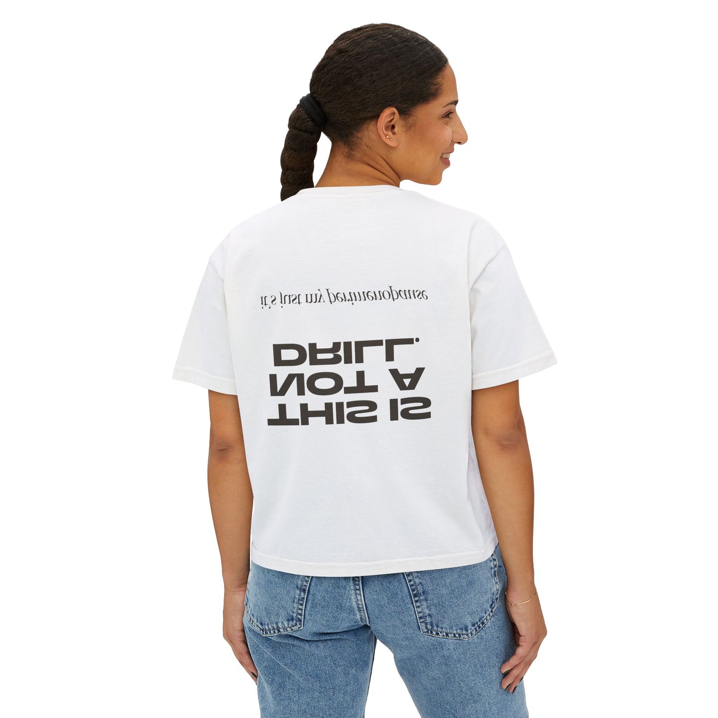 Boxy Tee - Perimenopausal Irreverent Humour T-Shirt for Women
