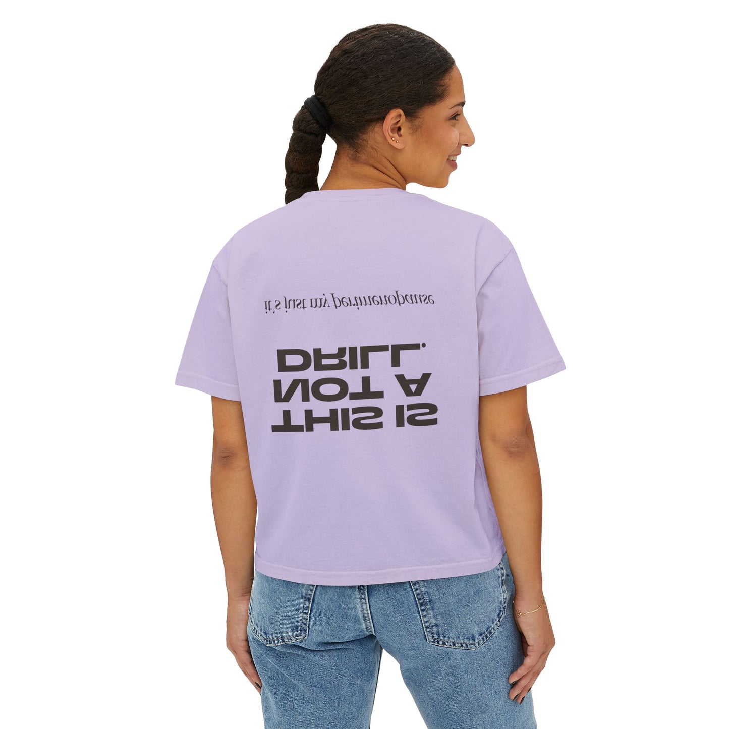Boxy Tee - Perimenopausal Irreverent Humour T-Shirt for Women
