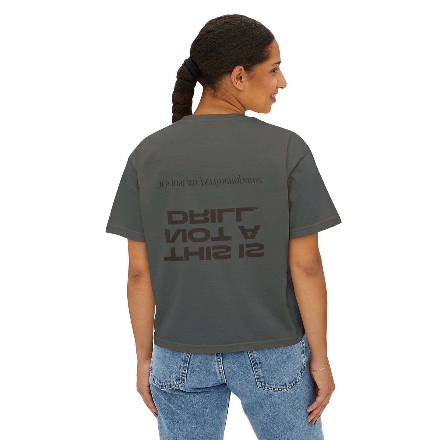 Boxy Tee - Perimenopausal Irreverent Humour T-Shirt for Women