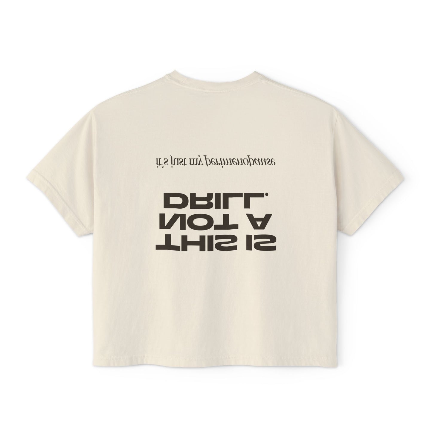 Boxy Tee - Perimenopausal Irreverent Humour T-Shirt for Women
